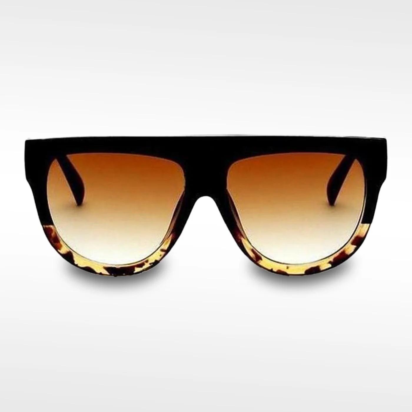 Stylish Tortoiseshell Gradient Sunglasses