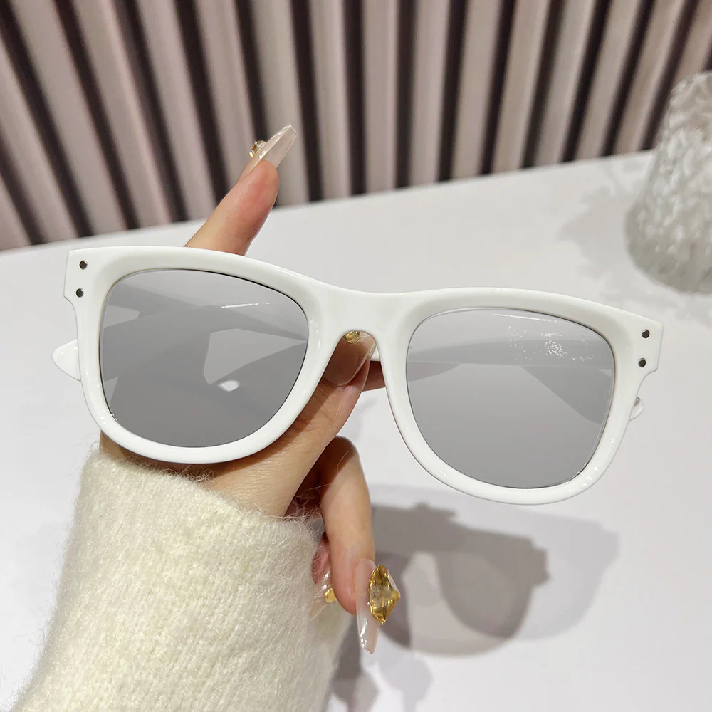 Chic White Frame Eyewear