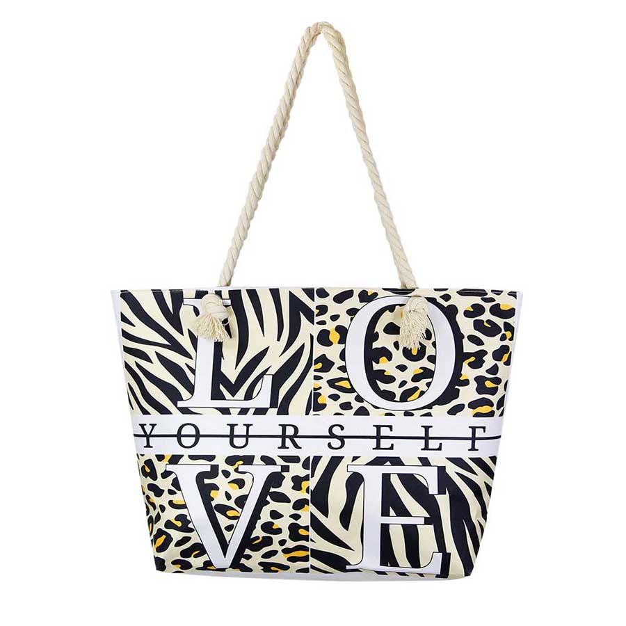 Stylish Animal Print Tote Bag